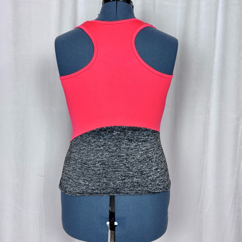 Ruby Rd. Gray and Pink Tank Top - Picture 4 of 12